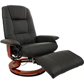 Массажное кресло CALVIANO 2161 с подъемным пуфом и подогревом