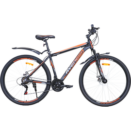 Велосипед 29 AVENGER A295D, черный / оранжевый неон, 19