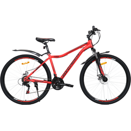 Велосипед 29 AVENGER C295D, красный / черный, 17,5 (2021)