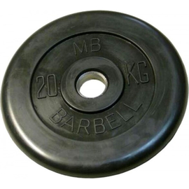 Диск обрезиненный BARBELL 26 мм 20 кг MB-PltB26-20